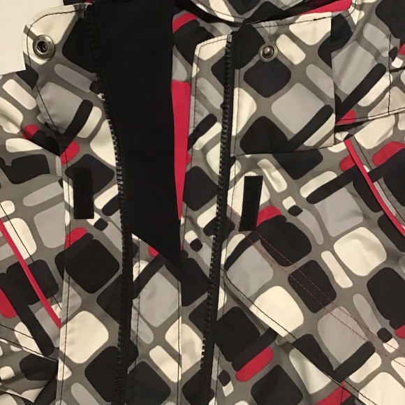 Columbia Omni-Tech Girls Jacket size 10/12 Multicolor - Picture 7 of 16